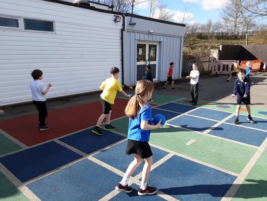 Image of PE in the sunshine!
