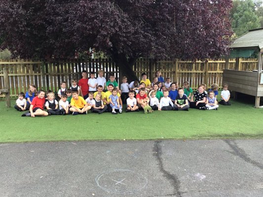 Image of Year 6 meet their new buddies 