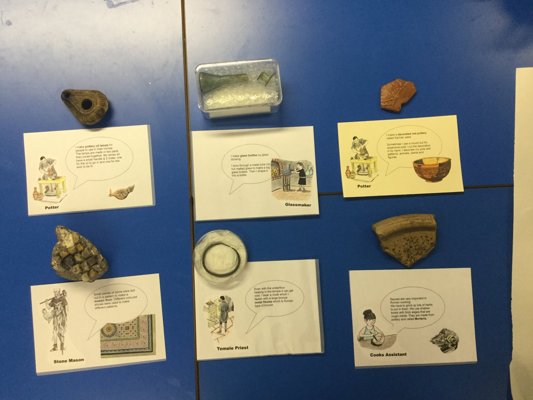 Image of Year 4 Roman Archaeological dig