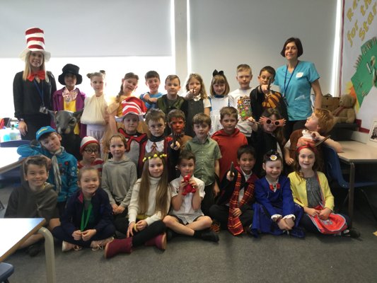 Image of World Book Day in Class Three