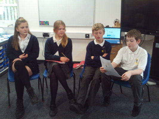Image of First Class 6 Class Council Meeting!